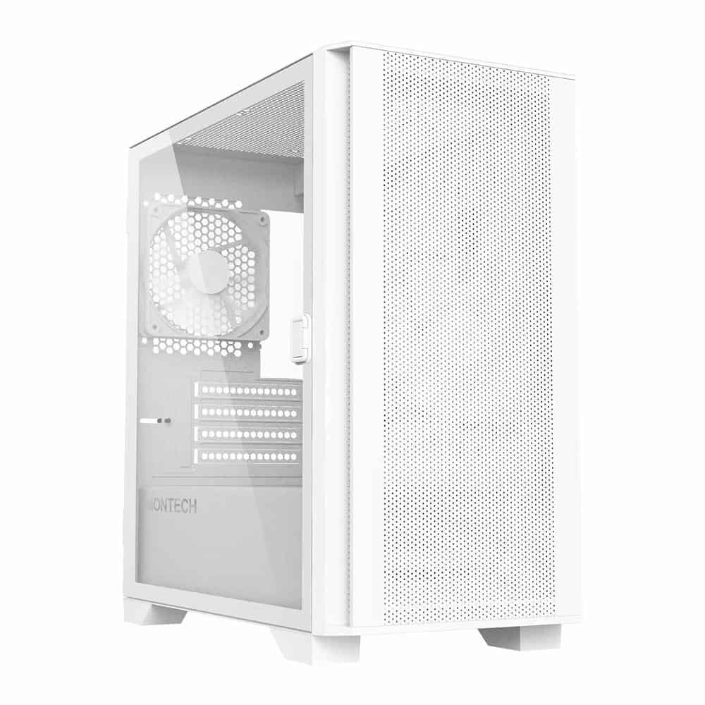 (image for) Montech AIR 100 LITE White Tempered Glass MicroATX Case